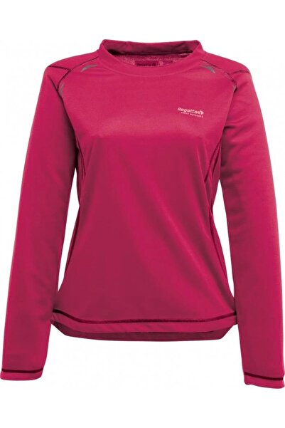 Regatta Base T-Shirt L/S Women's Long Sleeve Top Underwear-Pink