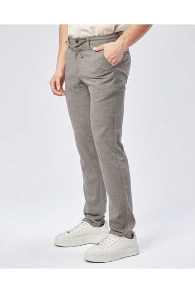 daddies cool with epic Bej Dokuma Jogging Fit Casual Pantolon