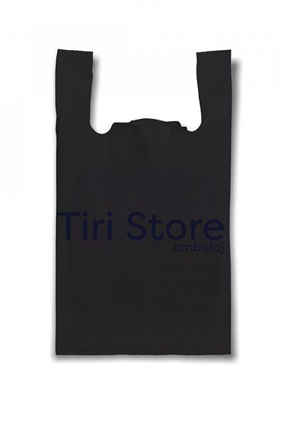 TiriStore Tiri Store - Black Super Mini Market Bag 500 Pieces Clear