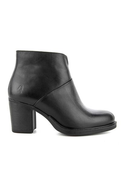 Hush Puppies Leather Black Women's Boots 725034-001