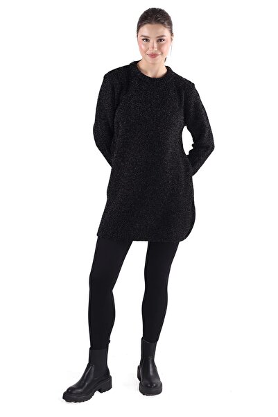Rays Black Glittery Tunic 6202