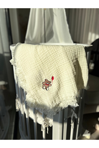 Teddy Bear Müslin Bebek Battaniyesi