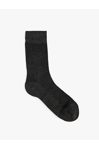 Koton Viscose Patterned Bamboo Socks - Blended