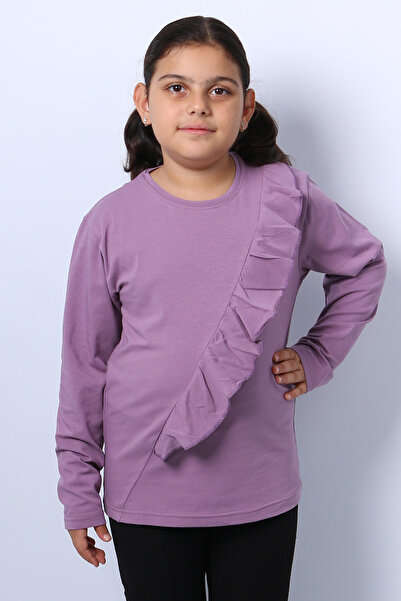 HÇM فتاة - بأكمام طويلة وكشكشة بودي C44