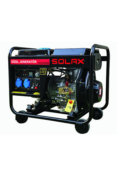 Solax SDJ4000ME Dizel Jeneratör ipli Marşlı Monofaze 3 kW