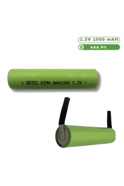 ORTEC Aaa 1.2v Ni-mh 1000mah Puntalı Şarj Edilebilir Ince Kalem Pili