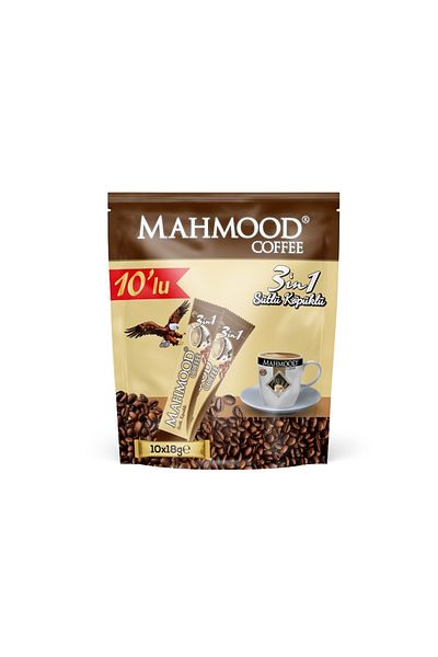 Mahmood 18 g X 10 Milk Sparkling Coffee - 3 in 1