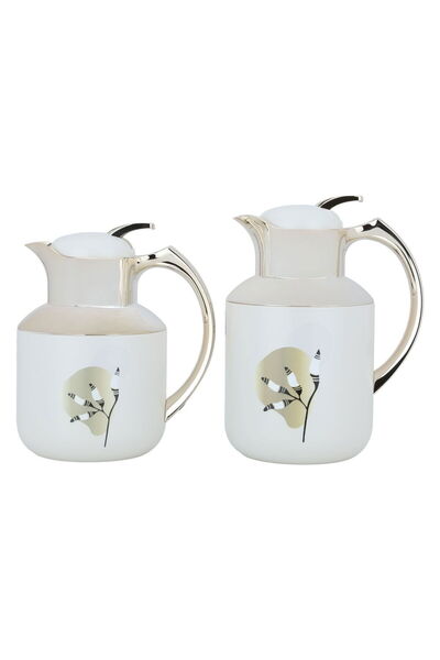 Alsaif Gallery Florya Pro Beige Gold Thermos Set Of 2 Pieces