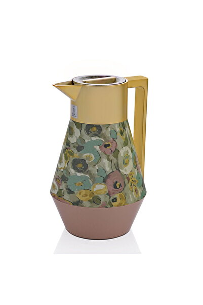 Alsaif Gallery ترمس ليديا برو باللون الوردي والذهبي، سعة 1 لتر