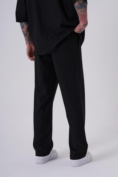 Machinist Ανδρικό παντελόνι Relaxed Poly Viscon Μαύρο