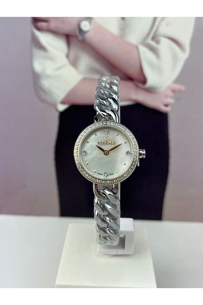 Essence Elegant Chain Steel Women's Wristwatch 3 Atm Waterproof