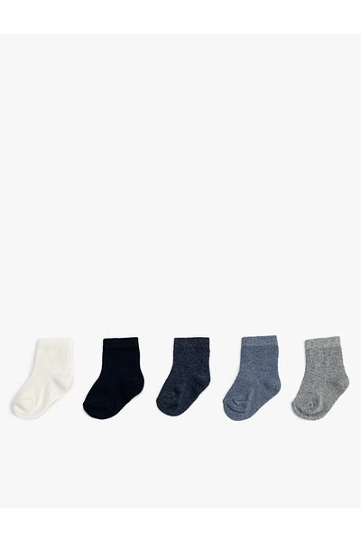 Koton Basic Cotton 5-Piece Sock Set