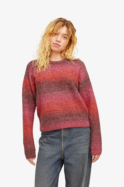 JJXX Jxamira Women's Red Sweater - 12260602 -Fieryred