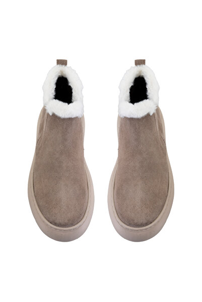 Desa Jessia Bej Kadın Süet Bot