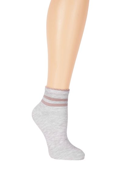 SUWEN Circle Picot Midi Socks