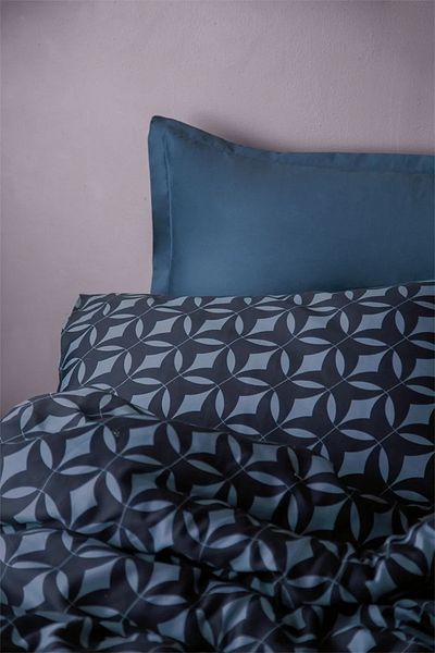 İssimo Home Комплект завивка Issimo Home Mondo Blue Double 100% сатен