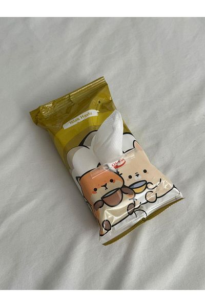 Planet Butik Cute Cats Pocket Size Wet Wipes