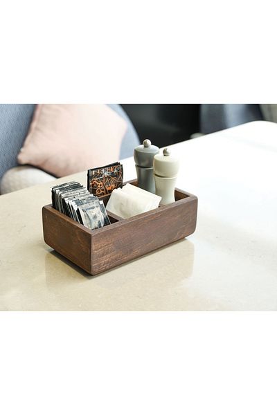 Davi Ahşap Multi-Purpose Wooden Menage and Organizer