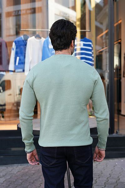 Figo Ανδρικό πουλόβερ με στρογγυλή λαιμόκοψη