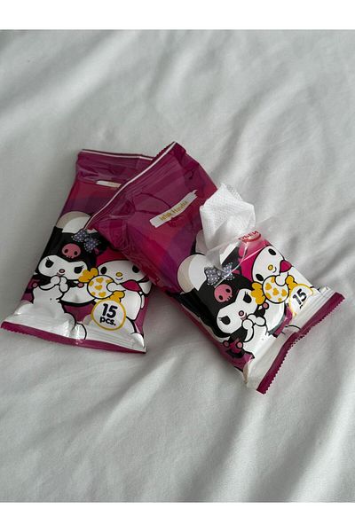 Planet Butik Kuromi Melody Pocket Size Wet Wipes