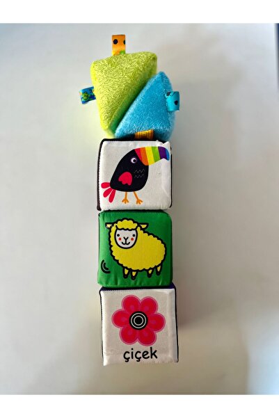 Genel Markalar Sozzy Toys Eğitici Çıngıraklı Renkli Küpler Szy241