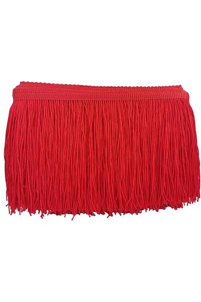 Gül Red Fringe Ribbon - 7 Cm, 25 m
