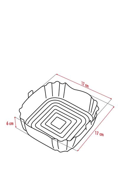 EWs Cream Silicone Baking Bowl Compatible with All Airfryers