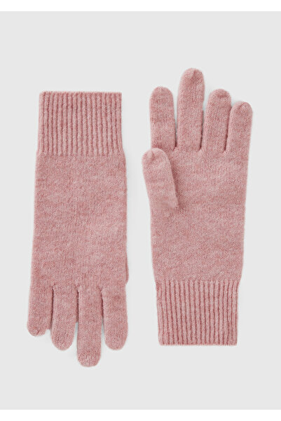 United Colors of Benetton Mănuși de damă din amestec de lână Dusty Rose