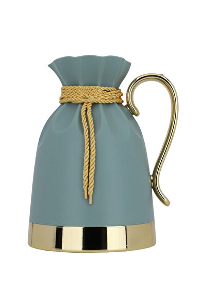 Alsaif Gallery Balqis Dark Green Thermos Matcha With Gold 1 Liter