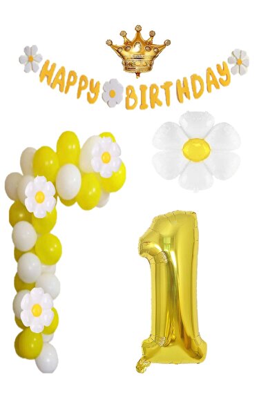 BEST PARTİ DOĞUM GÜNÜ PARTİ SÜSLERİ مجموعة حفلات عيد ميلاد بعمر سنة واحدة تحت...