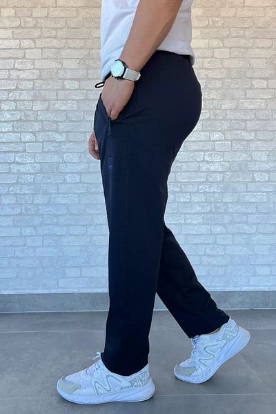 MİSHAR İTALİA Ανδρικό φούτερ Navy Blue Straight Leg
