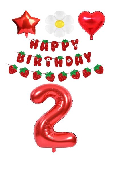 BEST PARTİ DOĞUM GÜNÜ PARTİ SÜSLERİ مجموعة حفلات أعياد الميلاد بعمر عامين تحت...