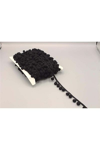 Gül Black Large Pompom - 22 m