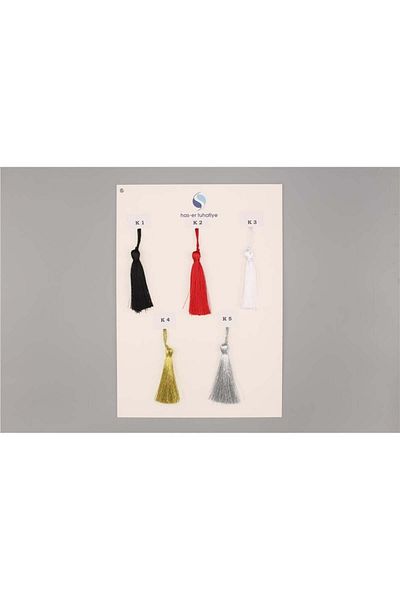 Gül 7 cm Gold Polyester Tassel