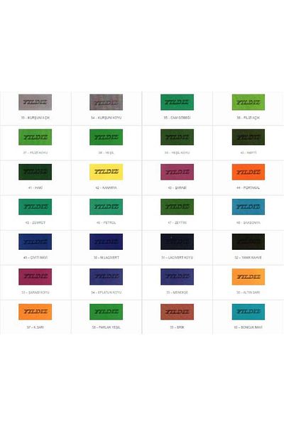 TekYıldız Olive Green Single Star Fabric Paint