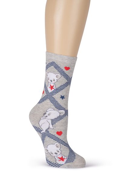 SUWEN Koala Pattern Socket Socks