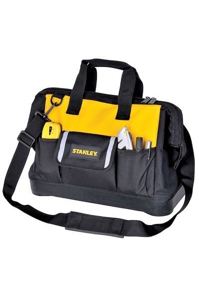 Stanley حقيبة أدوات مفتوحة وواسعة ومقاومة للماء مقاس 16 بوصة STST516126