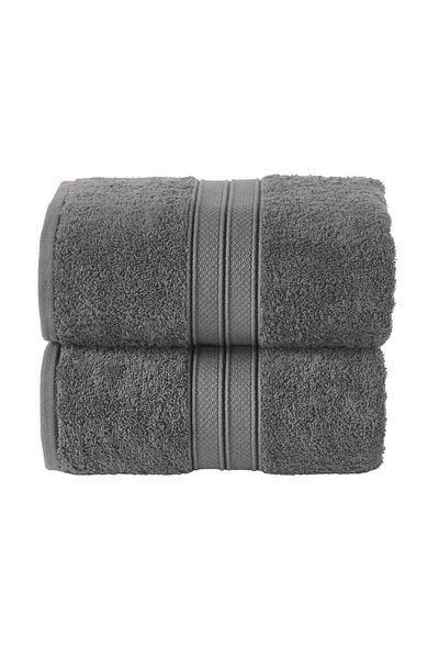 Donetella 2 - Pcs Premium Bath Sheet (85x172cm ) 600 GSM 100% Combed Cotton