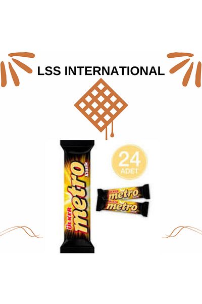 Ülker Counts 24 Pieces Metro Caramel Chocolate
