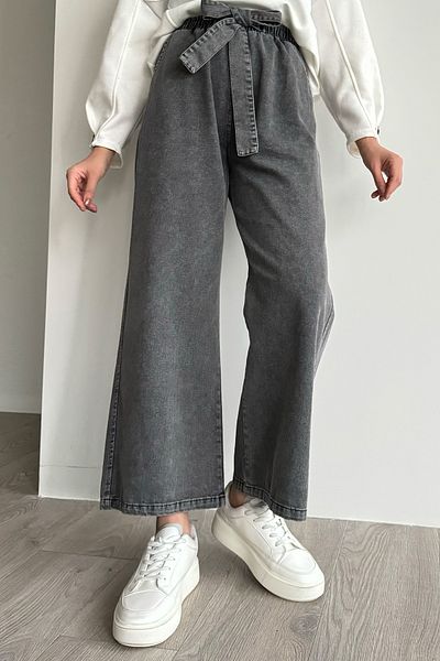 InStyle Black Jeans with Self Belt