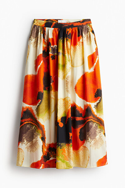 H&M Pamuklu Daire Kloş Etek