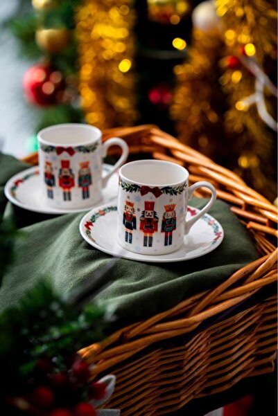 ACAR Christmas Lead Soldier 2 Person Turkish Coffee Cup