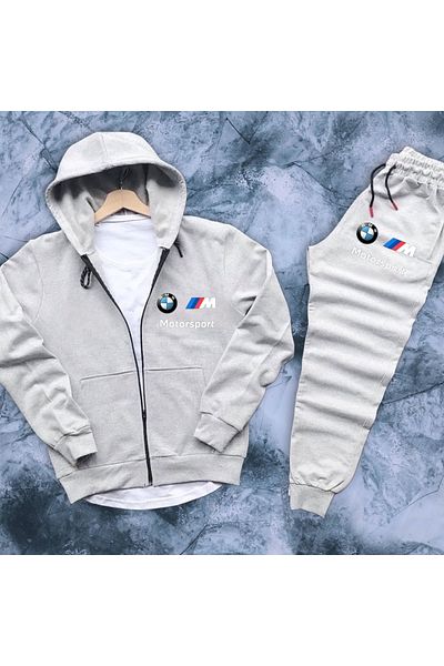 NEW TRENDY COLLECTİON Σετ φόρμας με φερμουάρ με κουκούλα BMW Motorsport
