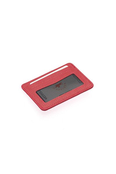 Westpolo Unisex Genuine Leather Dusty Rose Card Holder - with Plenty of Card Holders, Paper Money Compartment Tr115