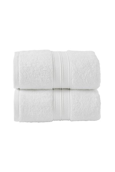 Donetella 2 - Pcs Premium Bath Sheet (85x172cm ) 600 GSM 100% Combed Cotton