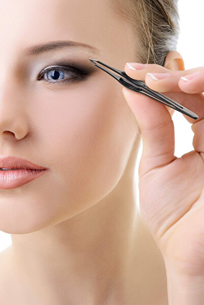 Factorial Profesyonel Kaş Cımbızı Paslanmaz Çelik Tüy Kıl Alma Aleti Kaş Siya...