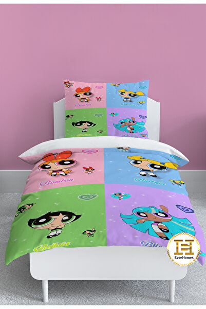 EVSEHOMES POWER PUFF 4 LÜ GÜÇ DİJİTAL BASKI NEVRESİM TAKIMI