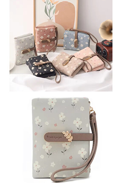 rinkadoll Якісні м'які шкіряні гаманці з квітковим візерунком
