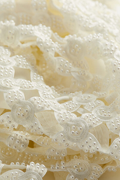 H&M Boncuk İşlemeli Kalem Etek