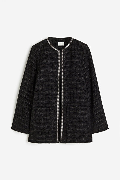 H&M Suni Elmas Şeritli Ceket